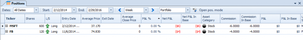 PositionsPortfolio